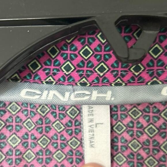 Cinch Purple Patterned Blouse - Picture 12 of 14